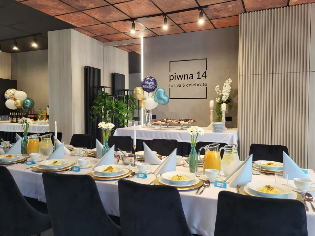 Sala na kameralne przyjęcia rodzinne